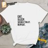 Funny Skibidi Toilet Eat Sleep Comfort Colors Shirt