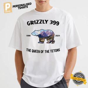 Grizzly Bear 399 Queen Of The Tetons T Shirt