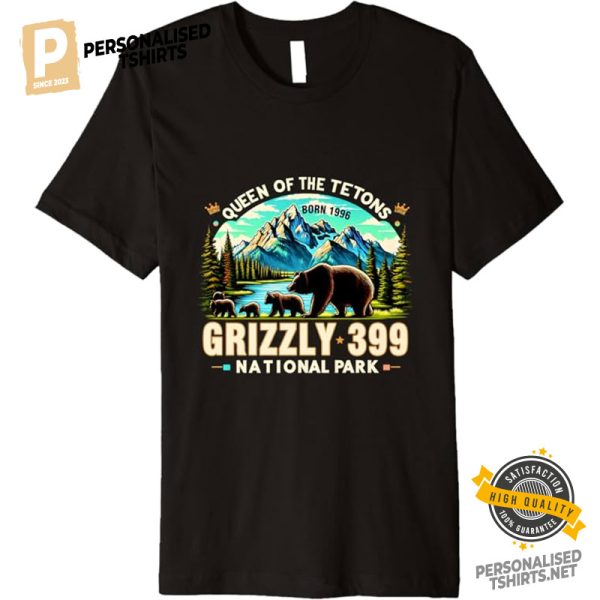 Grizzly Bear ,Grizzly 399 National Park Shirt 1