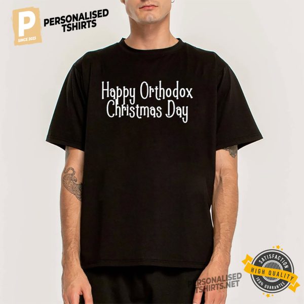 Happy Orthodox Christmas Day Churches T shirt