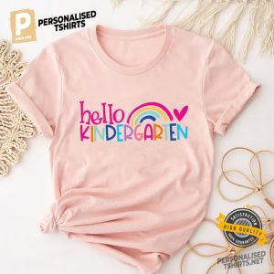 Hello Kindergarten First Day Of School Comfort Colors Tee 2