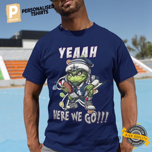 Here We Go Grinch Dallas Cowboys T shirt 3