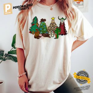 Howdy Christmas Tree Cowboy Xmas Shirt 5