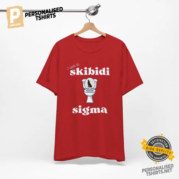 I Am A Skibidi Sigma Meme Funny Comfort Colors Shirt