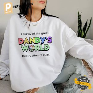 I Survived The Great Dandy’s World Destruction of 2024 Shirt