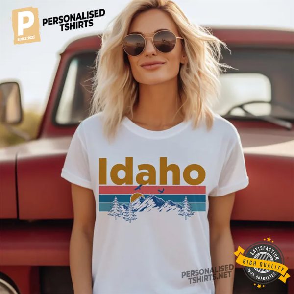 Idaho Mountain Sunset Shirt 1