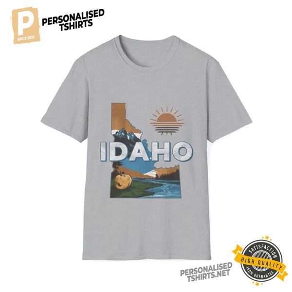 Idaho US State Urban Graphic Tee 1