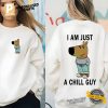 I'm Just A Chill Guy Humanize Dog Graphic 2 Sided Shirt 2