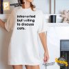 Introverted Cat Lover T shirt