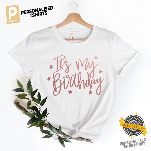 It's My Birthday Party Comfort Colors Tee 1