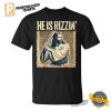 Jesus Playing Baseball He Is Rizzin Sports Rizz Tee