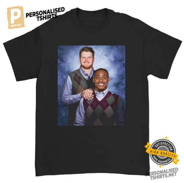 Justin Jefferson and Sam Darnold Football T shirt 1