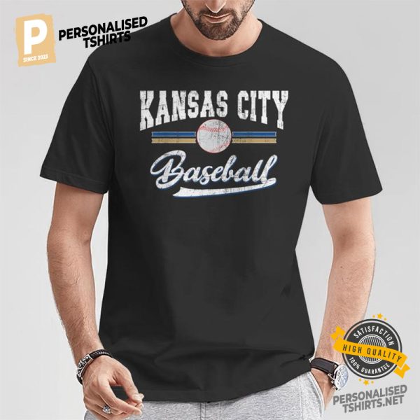 Kansas City Baseball Game Day T shirt 1