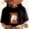 Kawaii Japanese Lucky Cat Eating Ramen Noodles Shirt 2