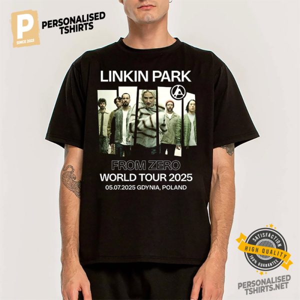 Linkin Park From Zero Tour 2025 Gdynia Tshirt 1