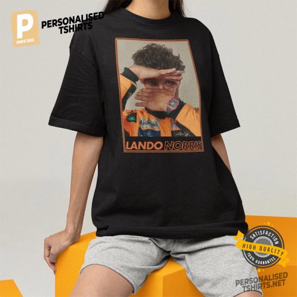 Lando Norris Vintage T Shirt 4