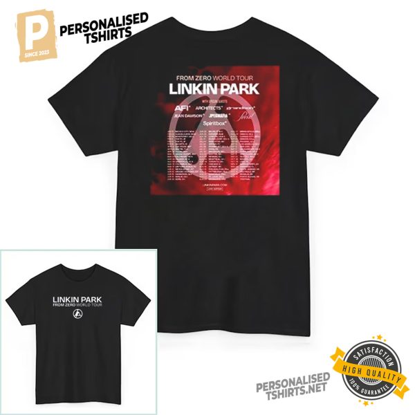 Linkin Park From Zero World Tour 2 Side Shirt 1