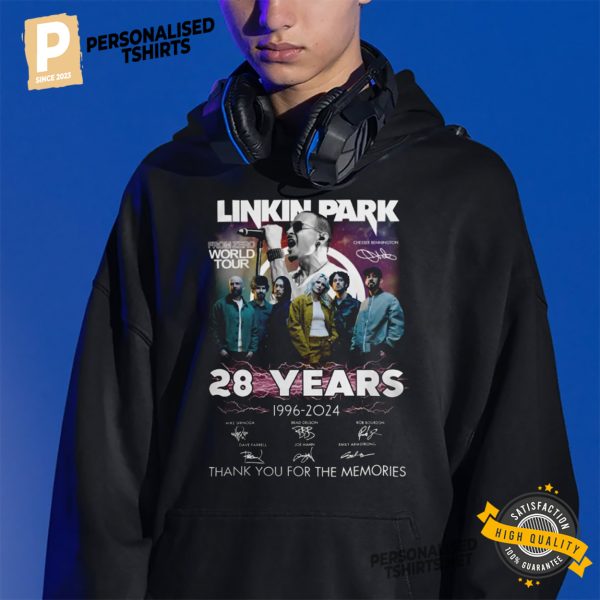 Linkin Park From Zero World Tour 28 Years T Shirt 1