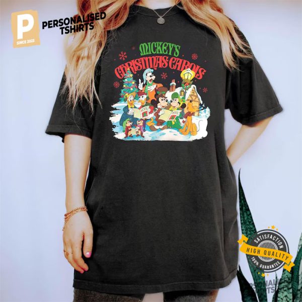 Mickey And Friends Christmas Carol T shirt 2