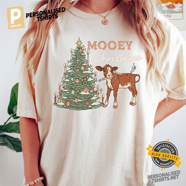 Mooey Christmas Heifer Shirt 3