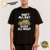 Nap All Day Sleep All Night Lazy Sloath Shirt 3