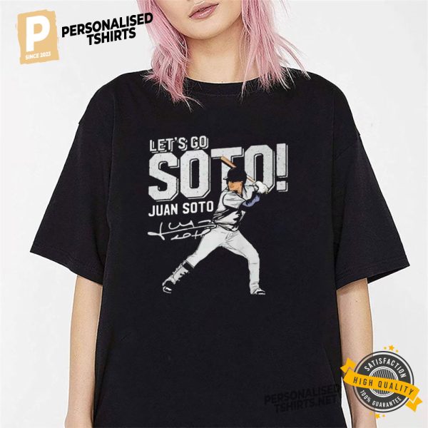 New York Baseball let's go Soto Shirt 1