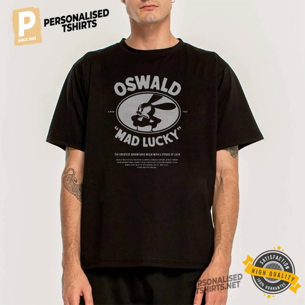 Oswald Rabbit Mad Lucky T shirt