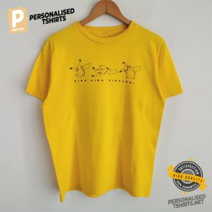 Pokemon Pikachu Anime 2 Side Shirt 1