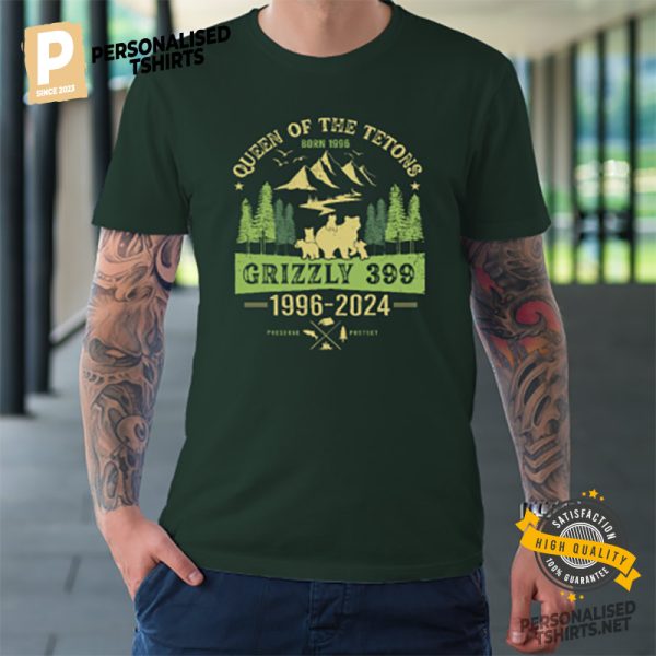 Queen Of The Tetons National Park 1996 Comfort Colors Tee 2