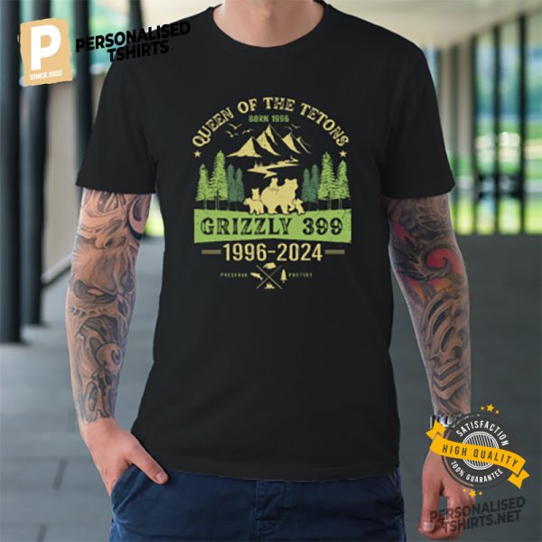 Queen Of The Tetons National Park 1996 Comfort Colors Tee 3