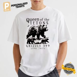 Queen of the tetons Grizzly 399 1996 2024 shirt