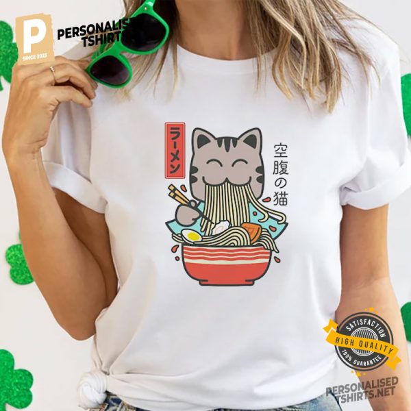 Ramen Cat Kawaii Shirt 1