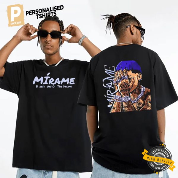 Rapper BLESSD MiRAME Anuel Aa 2 side Shirt