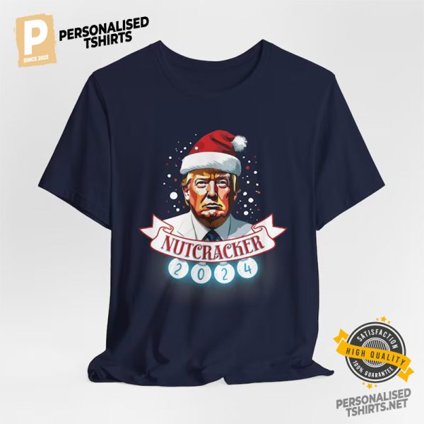 Santa Trump Nutcracker Christmas Unisex T shirts 1