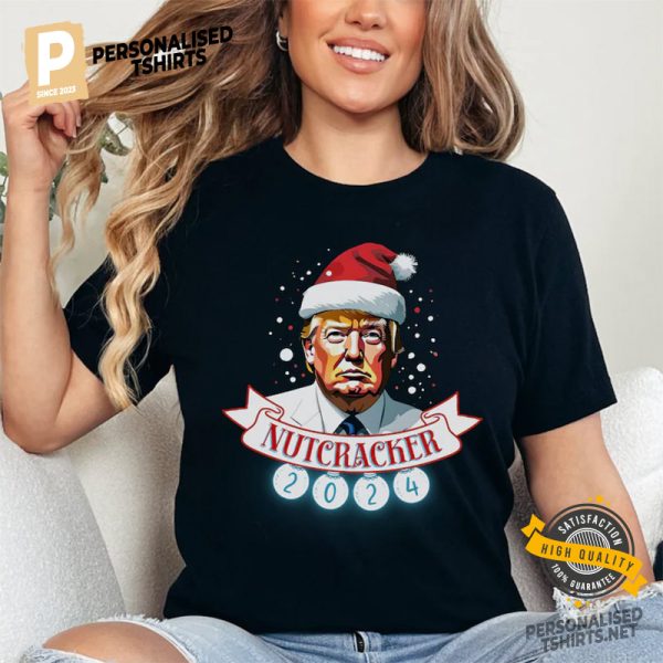 Santa Trump Nutcracker Christmas Unisex T shirts 3