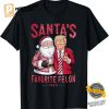 Santa's Favorite Felon Trump Xmas T Shirt 2