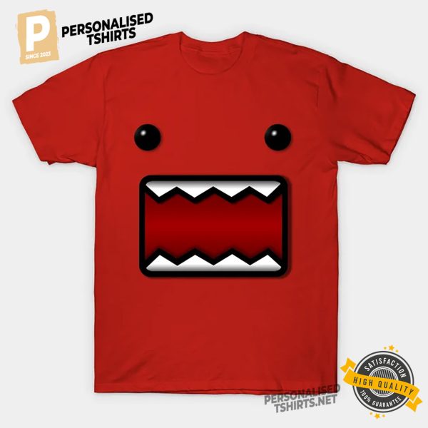 Shaded Domo kun Face Unisex Shirt 2