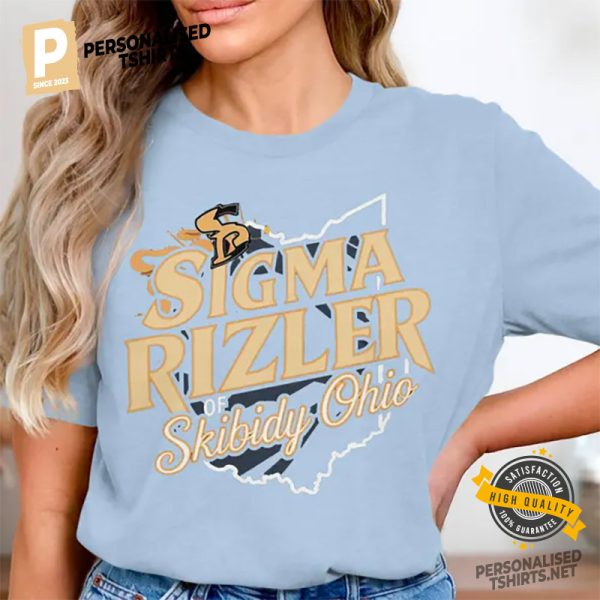 Sigma Rizler of Skibidy Ohio Skibidy Comfort Colors Shirt