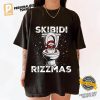 Skibidi Rizzmas Funny Toilet Santa Shirt 2