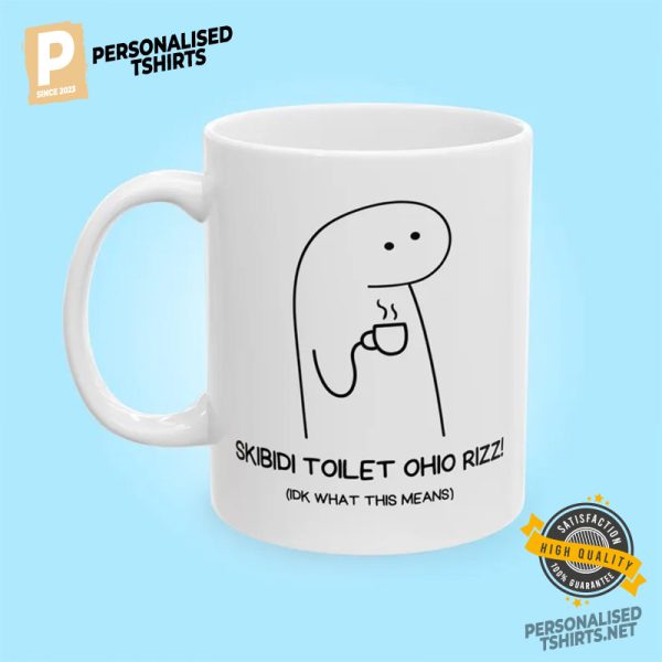 Skibidi Toilet Funny Meme Mug 1