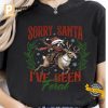 Sorry Santa I've Been Feral Funny Christmas Comfort Color Tee 2