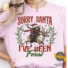 Sorry Santa I've Been Feral Funny Christmas Comfort Color Tee 3