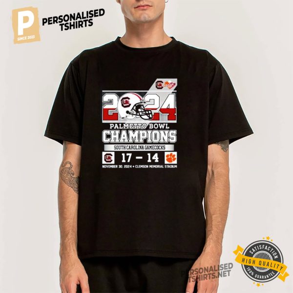 South Carolina Gamecocks 2024 Palmetto Bowl Champions shirt 1