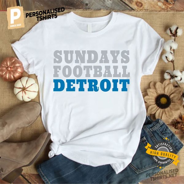 Sundays Football Detroit Lions Shirt 1