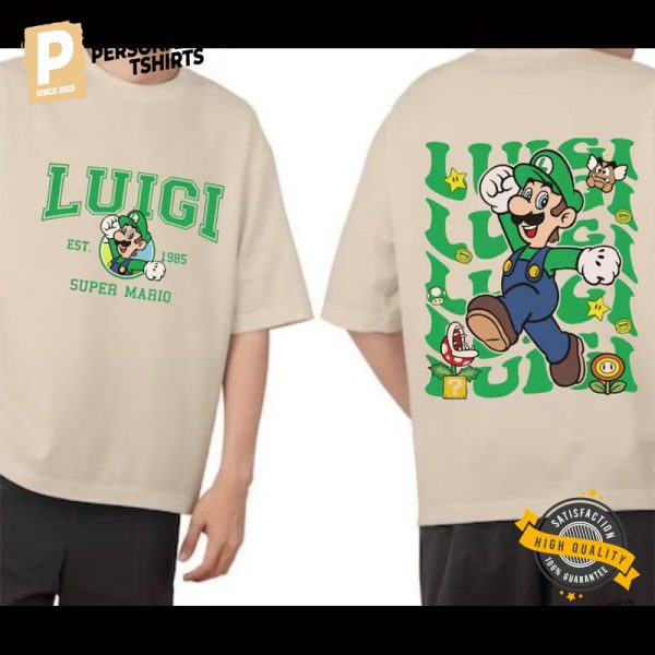 Super Mario Luigi 2 side Shirt