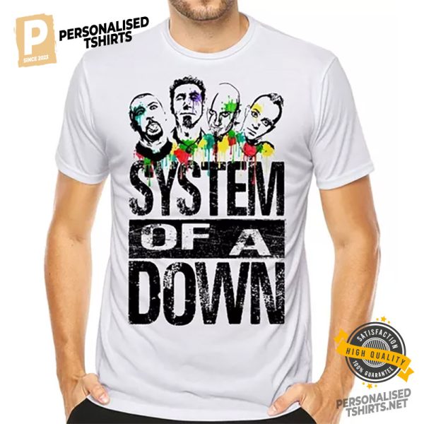 System Of A Down Rock Bandas E Artista T shirt 1