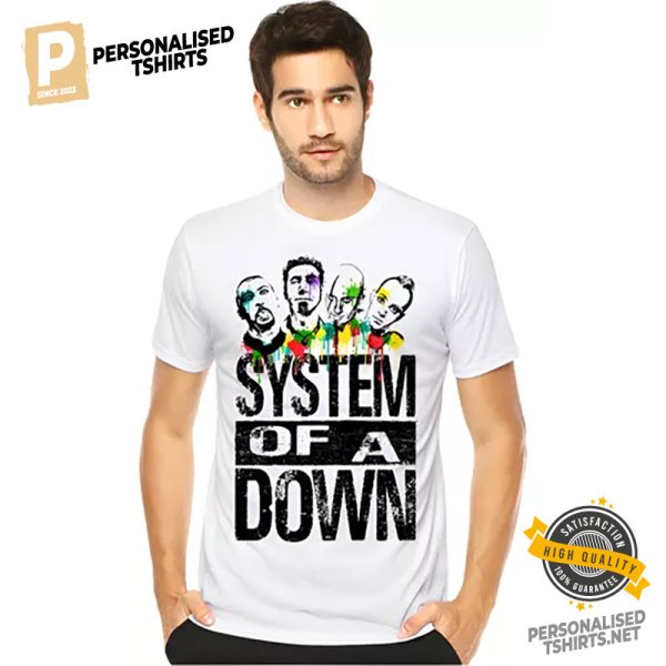 System Of A Down Rock Bandas E Artista T shirt 2