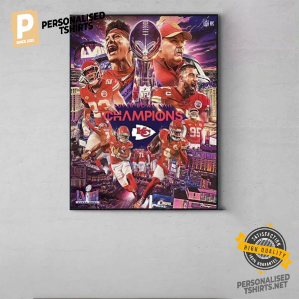 The Chiefs Are Super Bowl Champions Congratulations NFL Poster