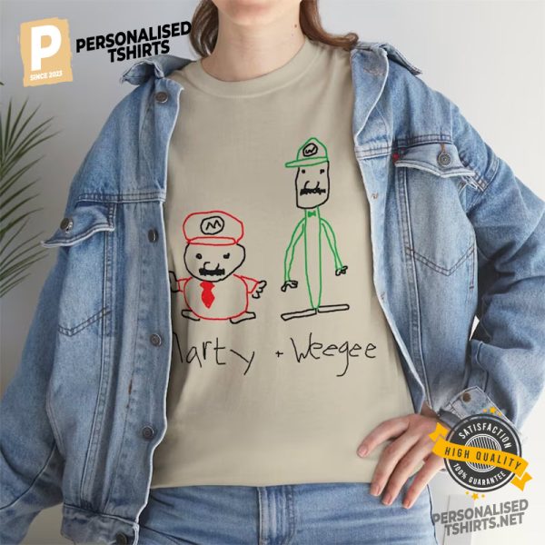 VMarty And Weegee Mario Comfort Colors Tee