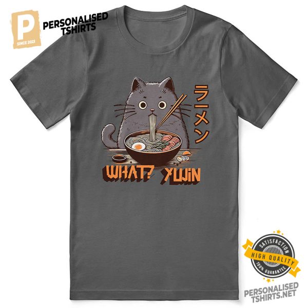 What Yujin Ramen Cat Japanese Anime Shirt 2